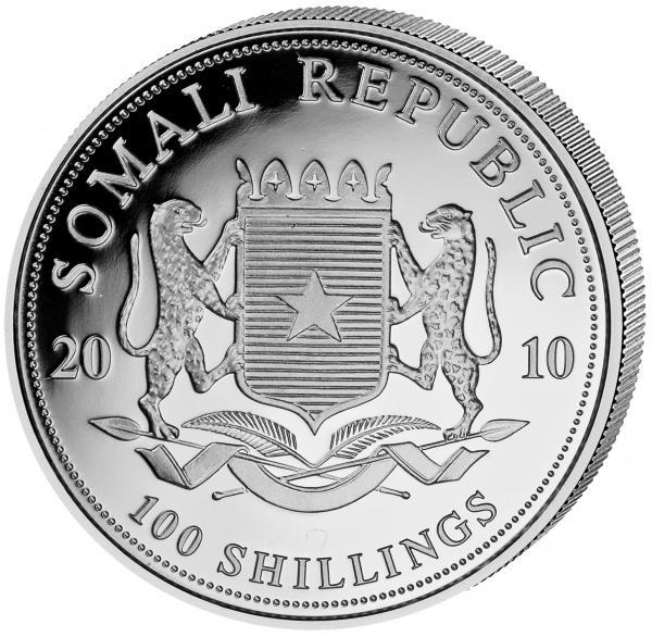 1 Unze Silber Elefant 2010  ( Kein Internet-Verkauf )